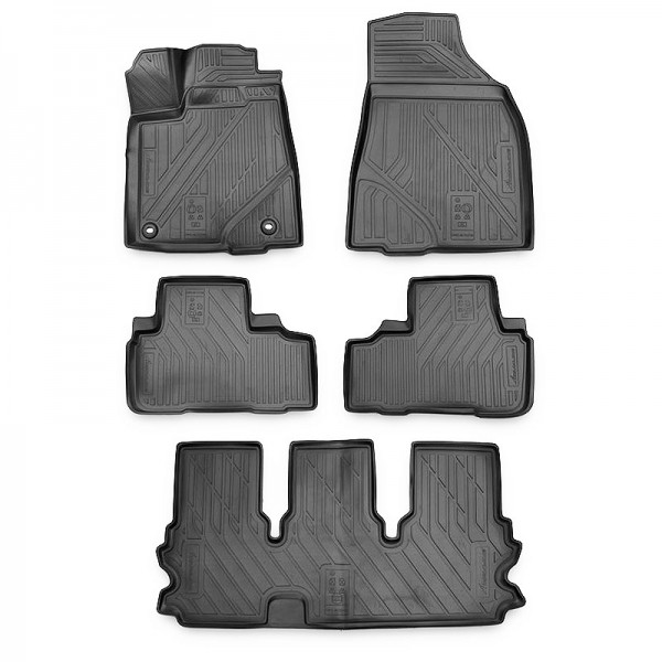 3D Patosnice TOYOTA Highlander (XU50) 2013-2019, set 5 kom.